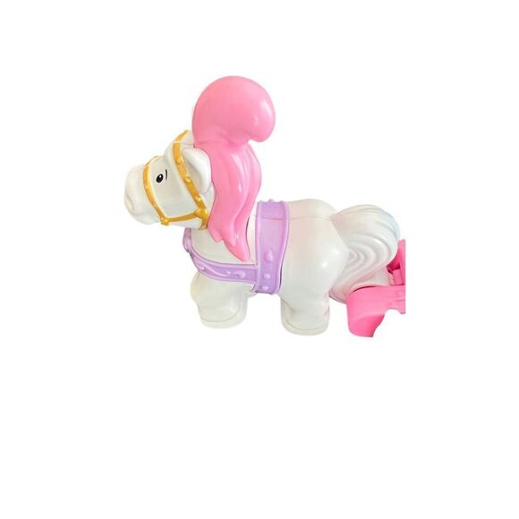 Little People Disney Princess Cinderella's Dancing Carriage playset 12” - Picture 4 of 15